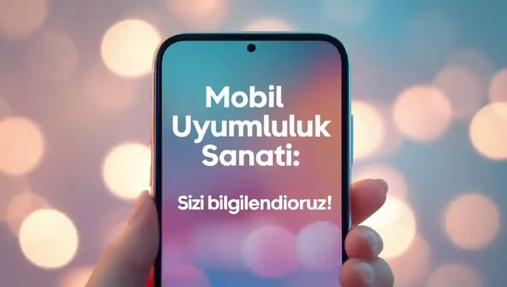 Mobil Uyumluluk Sanatı: Sizi Bilgilendiriyoruz! mobil uyumluluk